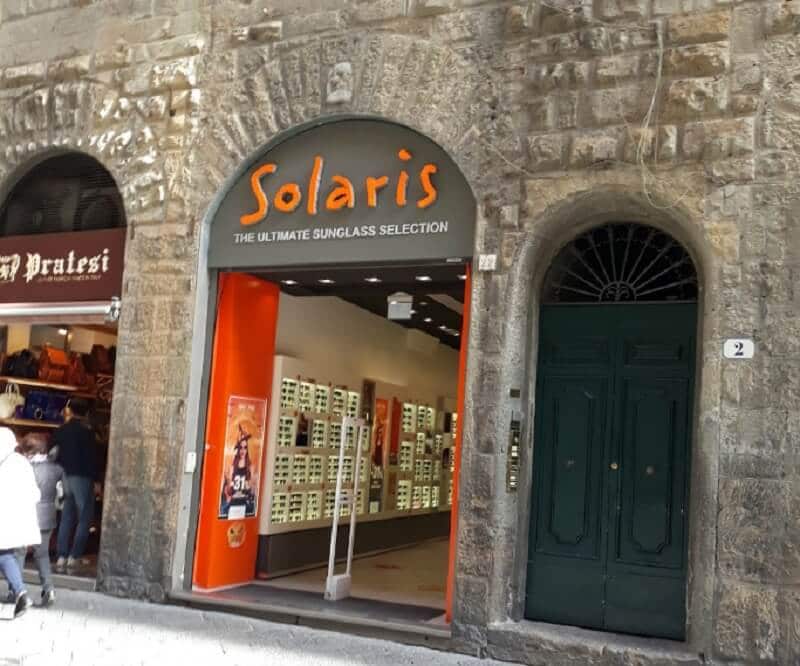 Loja Solaris na Itália Loja Solaris na Itália