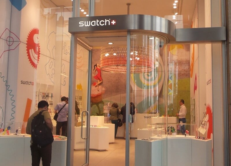 Loja da Swatch no Corso Vittorio Emanuele Loja da Swatch no Corso Vittorio Emanuele