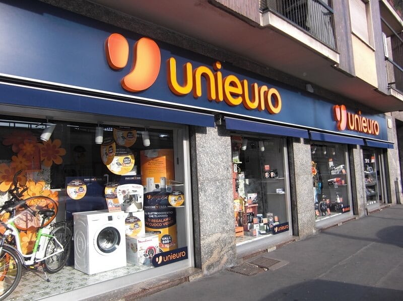 Loja Unieuro na Viale Lucania Loja Unieuro na Viale Lucania