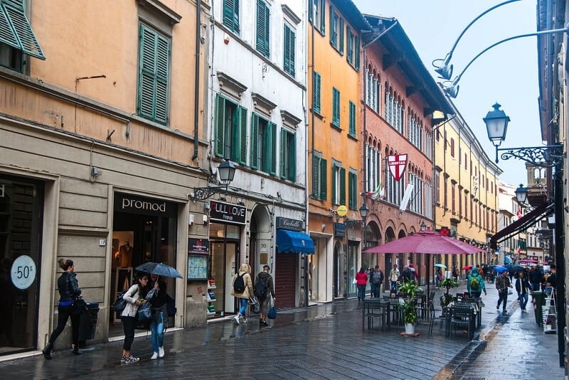 Corso Itália em Pisa Corso Itália em Pisa