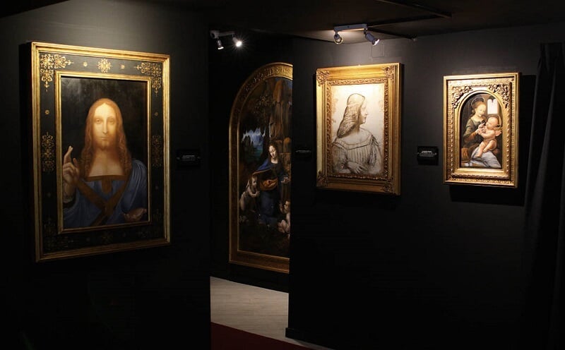 Peças expostas na Leonardo Da Vinci Experience Peças expostas na Leonardo Da Vinci Experience