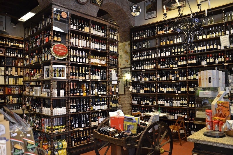Enoteca Buccone em Roma na Itália Enoteca Buccone em Roma na Itália