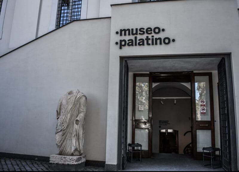 Entrada do Museu Palatino Entrada do Museu Palatino