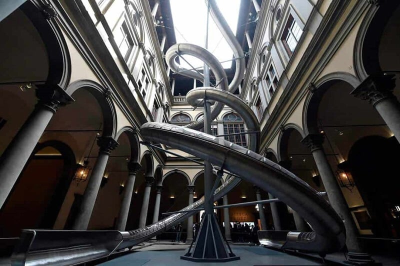 Obra exposta no Palazzo Strozzi em Florença Obra exposta no Palazzo Strozzi em Florença