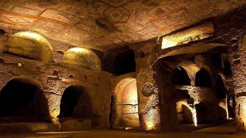 Catacumbas em Roma Catacumbas em Roma