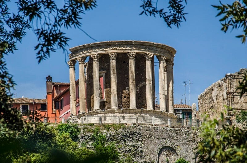 Templo de Vesta em Tivoli Templo de Vesta em Tivoli