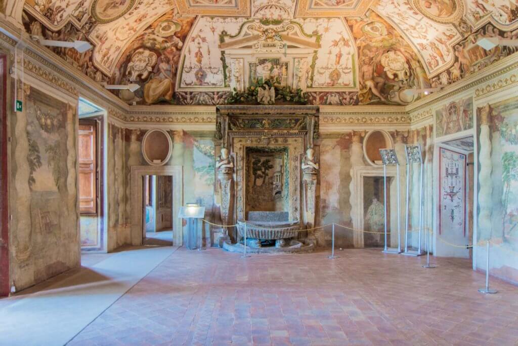 Interior da Villa d'Este em Tivolo Interior da Villa d'Este em Tivolo