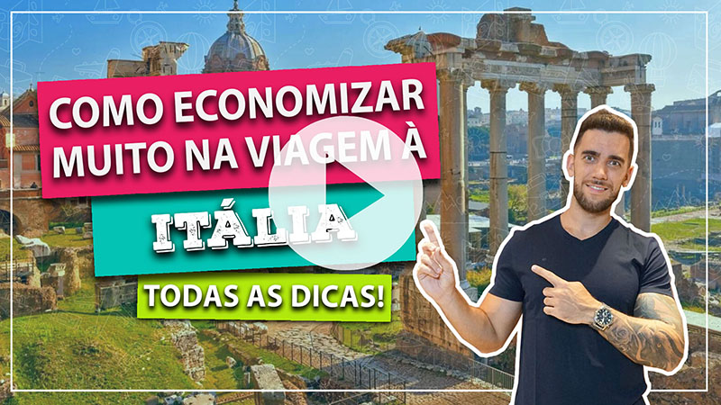 Como economizar muito na viagem à Itália Como economizar muito na viagem à Itália